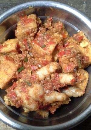 Foto resep Tahu & Ceker Ayam Sambal Ebi