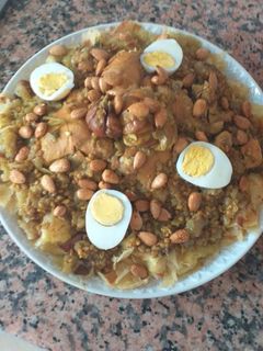 صورة لوصفة الرفيسة المغربية بالدجاج