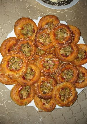 صورة لوصفة فطائر بالعجينة القطنية السريعة