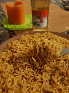 صورة لوصفة اندومي بجبن الكيري 😋