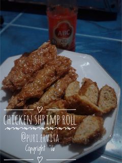 Foto resep Chicken shrimp roll