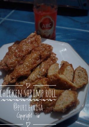 Foto resep Chicken shrimp roll