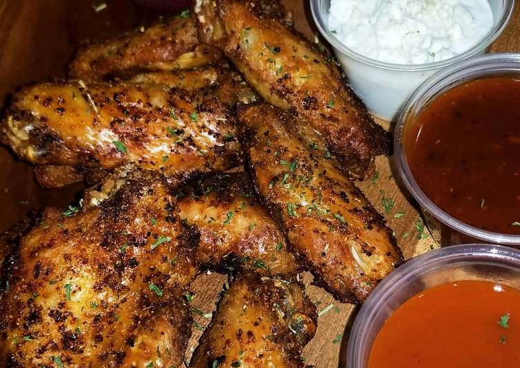 Recipes for Crispy Seasoned Naked Wings