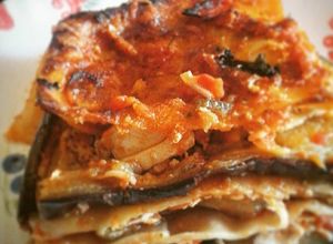 Foto di Mafalde al forno con melanzane