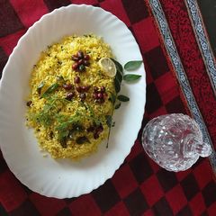 A picture of Lemon rice.