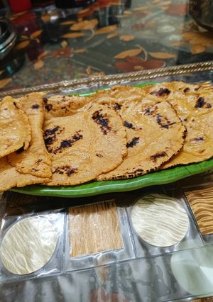 A picture of Jackfruit Flour Roti.