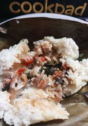 Foto resep Nasi Bakar Cumi Asin