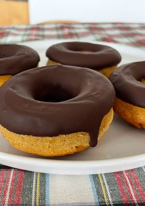 Una foto de Donuts de mandarina sin azúcar