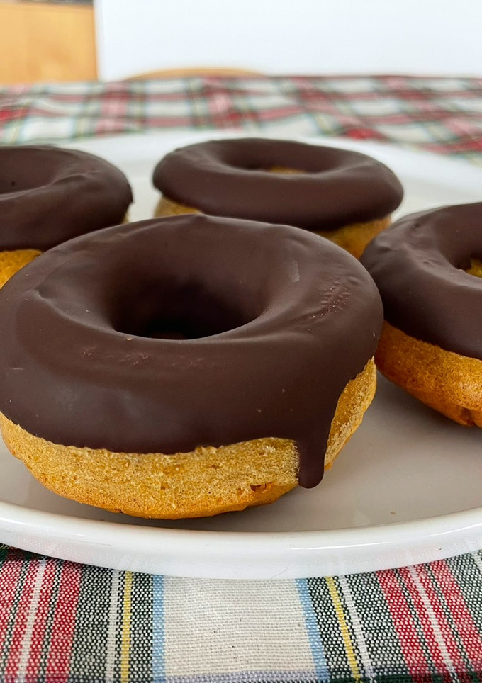 Una foto de Donuts de mandarina sin azúcar