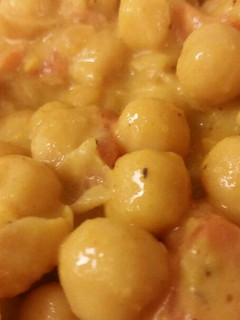 A picture of Curry Chickpeas.