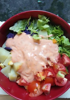 Foto resep Vegetarian salad