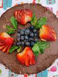 Marquise de chocolate vegana y sin TACC 🍫🍓