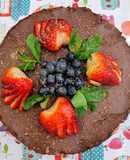 Marquise de chocolate vegana y sin TACC 🍫🍓