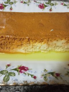 Una foto de Flan de coco