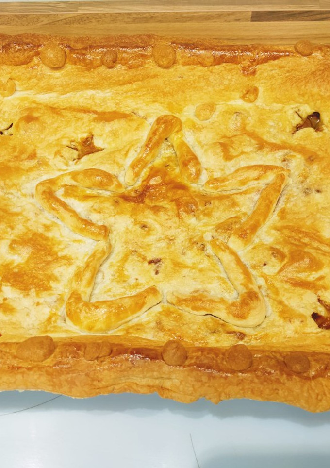 Una foto de Pastel de Navidad