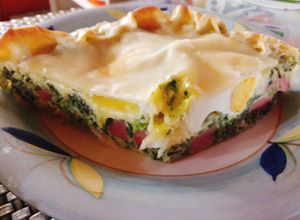 Una foto de Tarta rápida de espinaca (congelados)