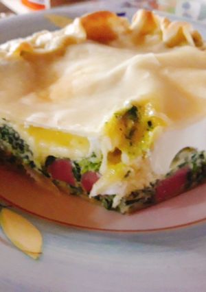 Una foto de Tarta rápida de espinaca (congelados)