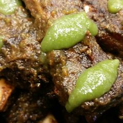 A picture of Japanese Sriracha Ribs.