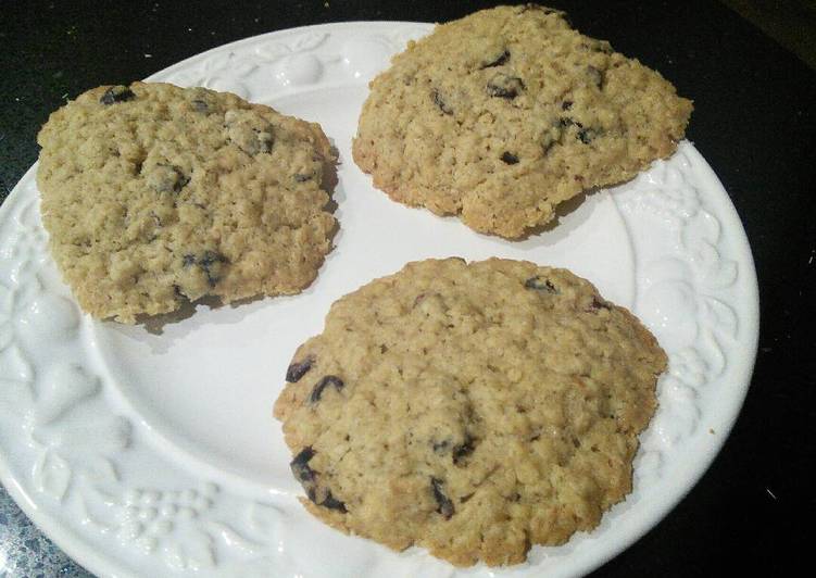 Cranberry and Oat Cookies