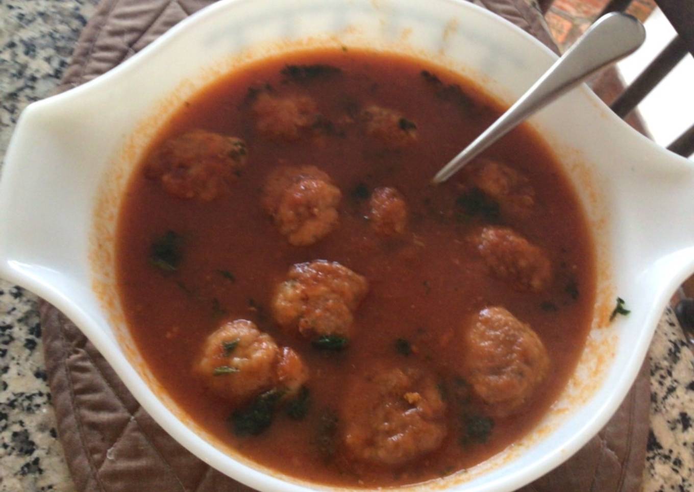 Albóndigas de cerdo en salsa