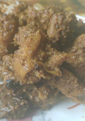 A picture of Fried Masala Mutton.