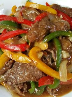 Foto resep Daging Sapi Tumis Paprika 