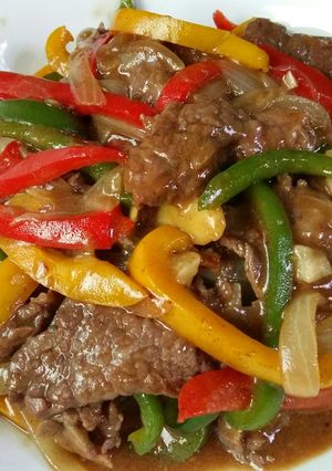 Foto resep Daging Sapi Tumis Paprika 