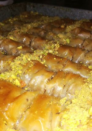 صورة لوصفة بقلاوة بعجينة الفيلو