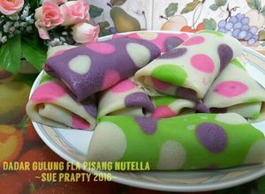Foto resep Dadar Gulung Fla Pisang Nutella