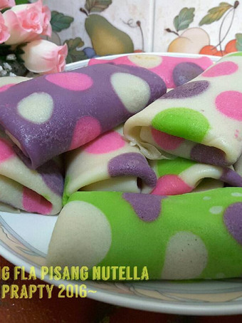 Bagaimana Menyiapkan Dadar Gulung Fla Pisang Nutella Yang Enak Banget