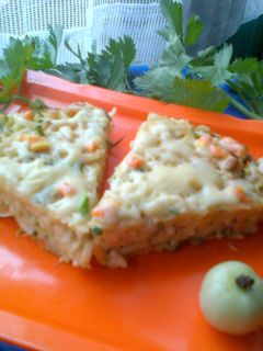 Foto resep .: Omelet Mie Keju Quick Melt :.