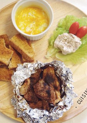 รูปของ อกไก่อบเทอริยากิ