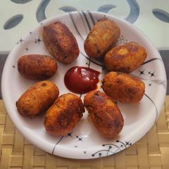 A picture of Sweet potato cutlets.