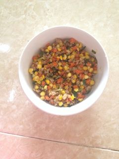 Hình của món Thịt băm xào ngô.