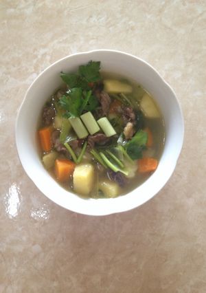 Hình của món Canh thịt bò.