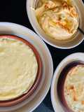 Trío de dip con toque de ajo