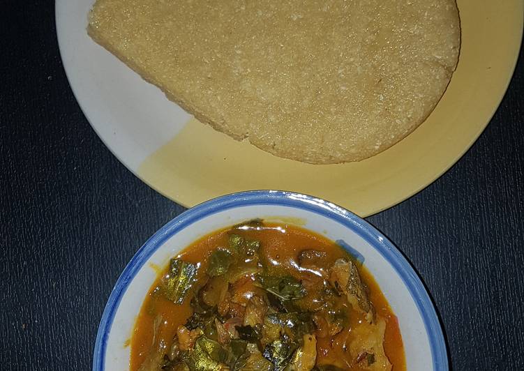 Recipe of Quick Oha soup and Eba | This is Recipe So Perfect You Must Undertake Now !!