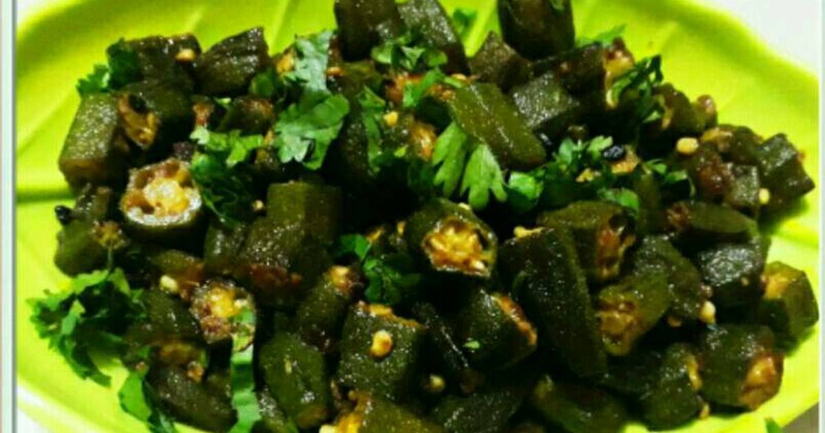 Bhindi ki bhaji Recipe by jaya tripathi Cookpad