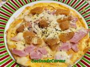 Una foto de cecina con membrillo
