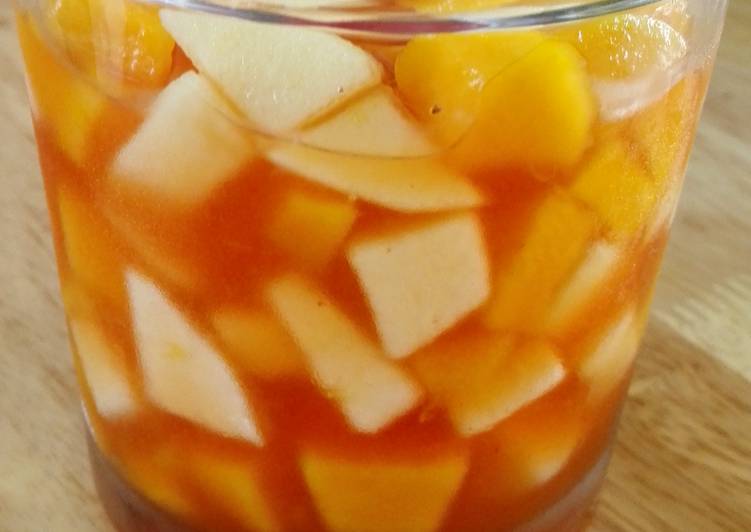 Cara Membuat Asinan Apel Mangga Pedes Manis Tanpa Cuka Yang Enak
