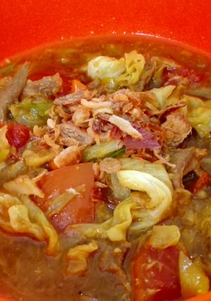 Foto resep Tongseng sapi pedas manis