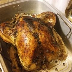 A picture of Herbed Butter Injected Roast Turkey.