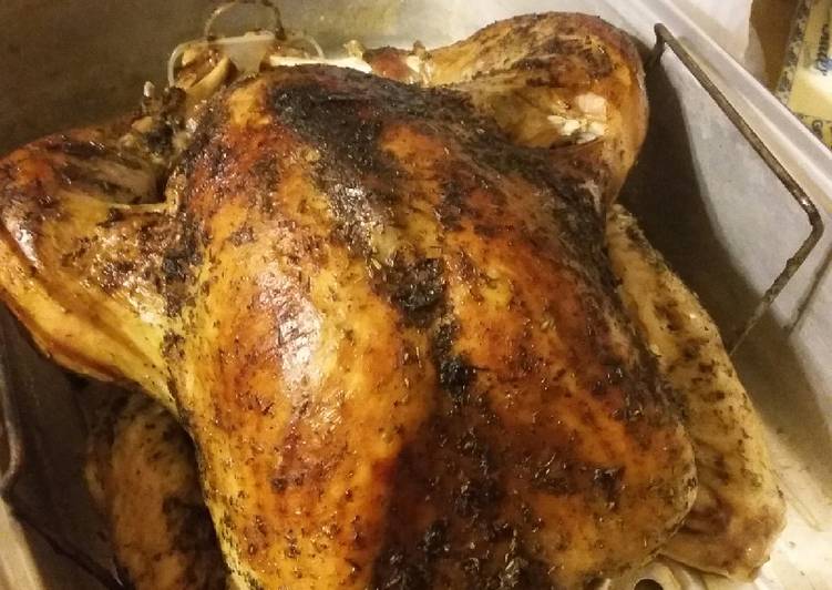 Recipe of Ultimate Herbed Butter Injected Roast Turkey