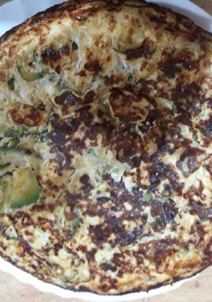 Una foto de Tortilla de zapallitos