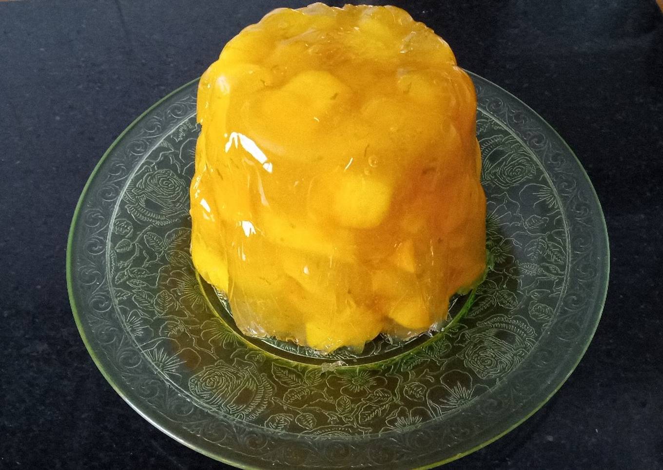 Mango & Lime Agar Jelly