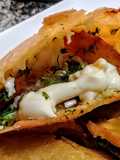 EMPANADAS Fritas🌮 rellenas con Maíz y Salchichas...!