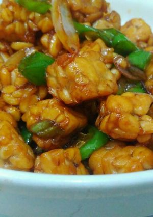 Foto resep Tempe kecap cabe ijo