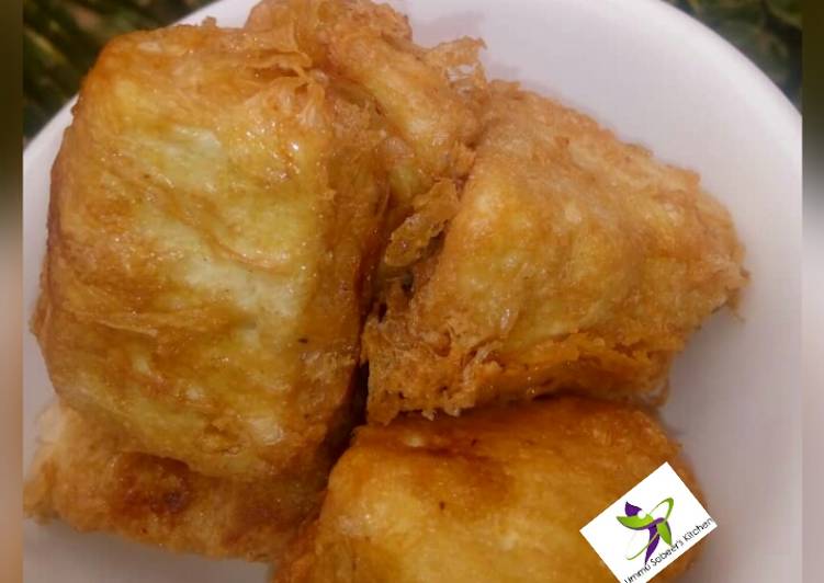 Recipe of Perfect Fried tofu with egg