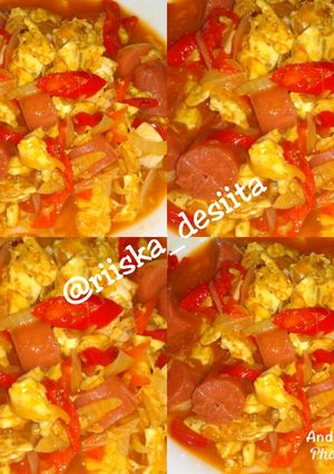 Foto resep Orak arik Telur & sosis