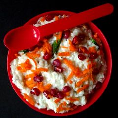 A picture of Curd Rice (Thayir Saadam).